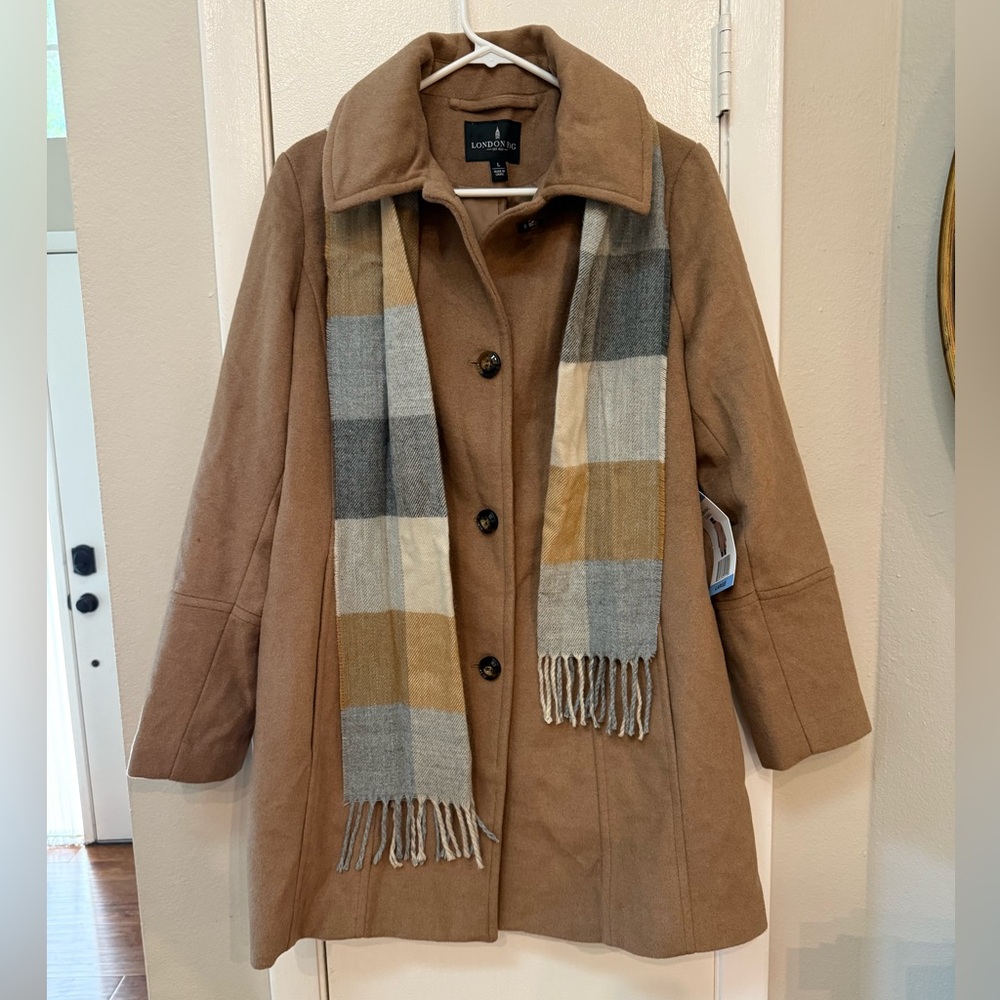 London Fog Women's Brown Trench Coat